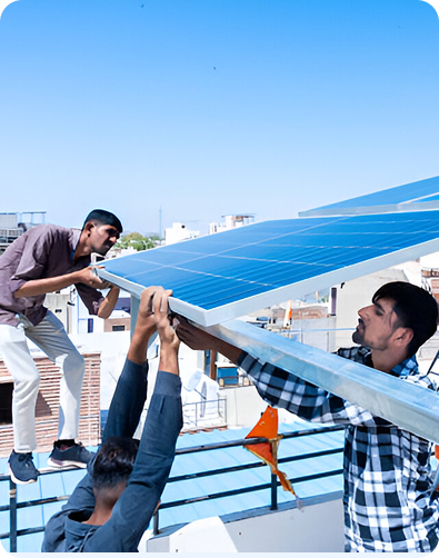 Solar panel installation